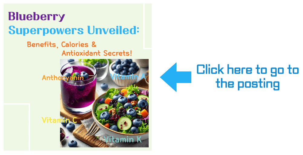 Blueberry Superpowers Unveiled Benefits, Calories & Antioxidant Secrets! go to the posting